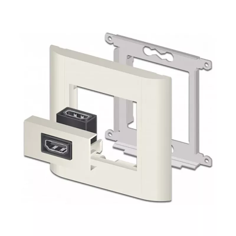 Módulo HDMI DeLOCK Easy 45 81304 en ángulo 90° 22,5 x 45 mm