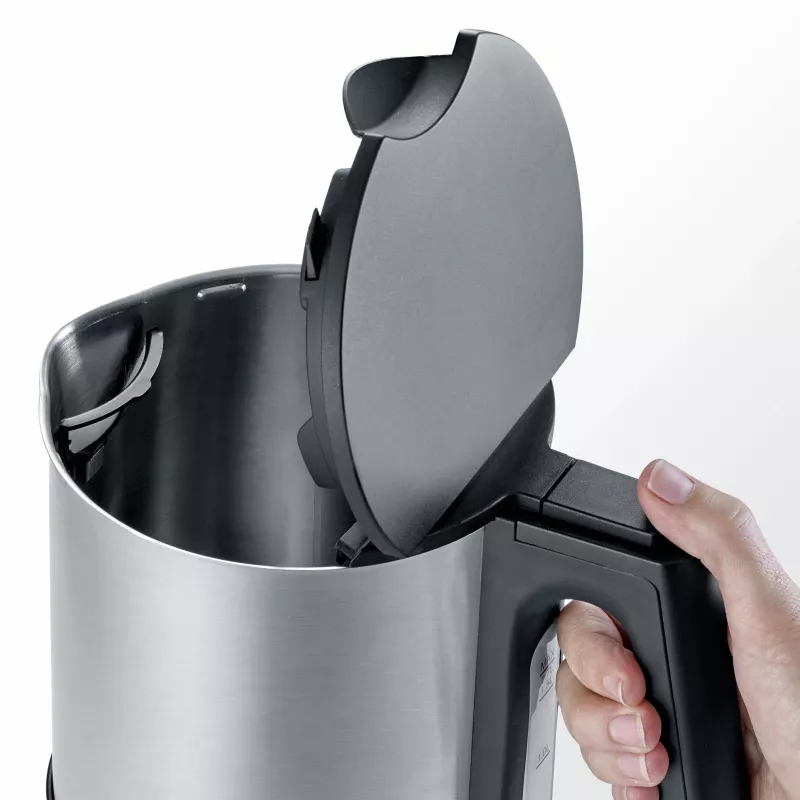 Severin WK 3409 Hervidor de agua 1,7 L Negro - Acero inoxidable 2200 W (WK 3409)
