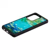 Funda protectora iKins para Samsung Galaxy S20 Ultra – diseño de nenúfares negro