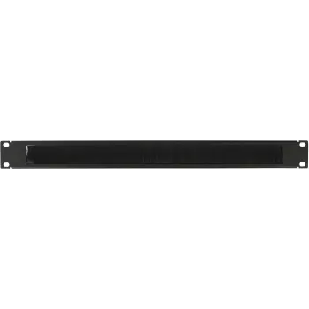 Panel de gestión de cables LOGON RAO200BL negro metal 48,3 cm