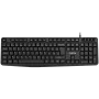 Teclado con cable CANYON KB-1 distribución UK negro