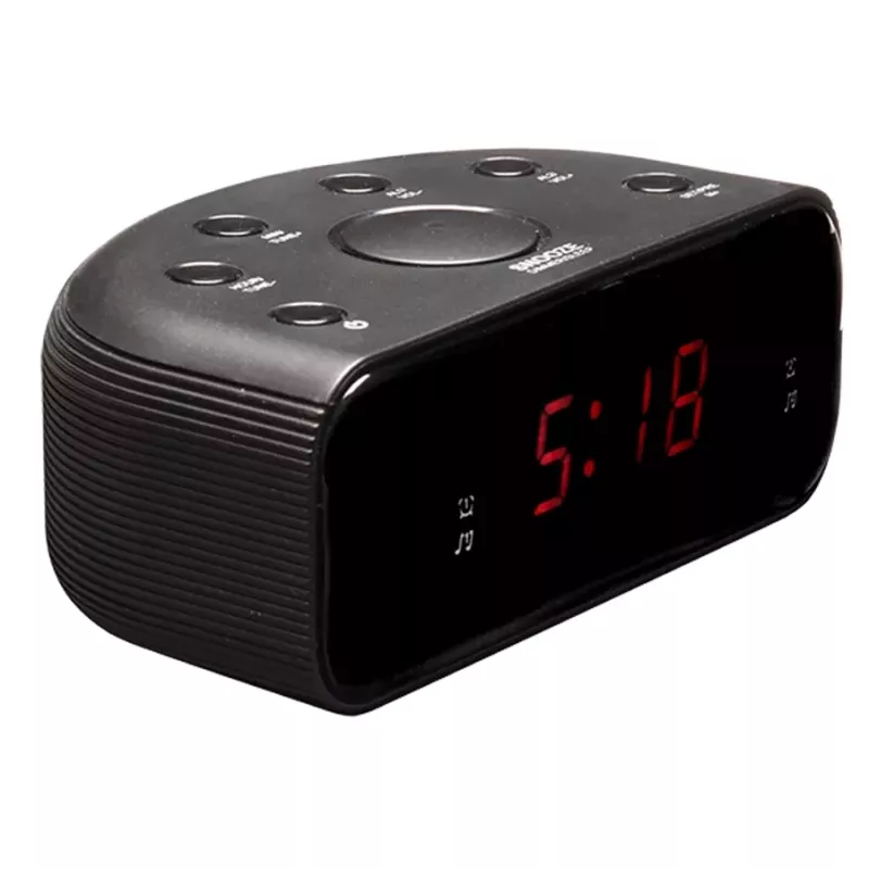 Radio FM analógica y digital Denver CR-430 con pantalla LED, negro