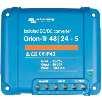 Convertidor DC-DC Victron Energy Orion-Tr 48/24-5A 120W – entrada 48V a salida 24,2V, 5A