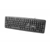 Teclado Esperanza TKR101 Office USB QWERTY inglés, ruso negro