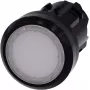 Pulsador Siemens actuador plano, anillo frontal plástico blanco SIRIUS ACT 3SU1001-0AB60-0AA0 1 ud. (3SU1001-0AB60-0AA0)