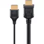 Goobay 75298 Slim cable HDMI de ultra alta velocidad con Ethernet, 8K@60Hz, HDMI 2.1, macho a macho, 1 m, negro