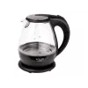 Hervidor de agua | Adler | Hervidor de agua | AD 1224 | Estándar | 2000 W | 1,5 L | Vidrio | Base giratoria 360° | Negro