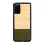 Funda para móvil Man and Wood Galaxy S20 Bosque de bambú Negro — Tapa trasera protectora para Samsung Galaxy S20
