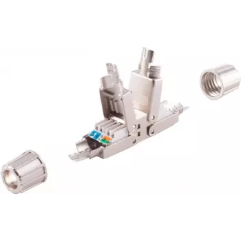 ShiverPeaks BS08-10001 conector STP Cat. 6A rápido sin herramientas