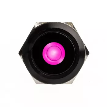 Pulsador antivandálico DimasTech 25mm Blackline Dot RGB (PD224) pulsador resistente a vandalismo