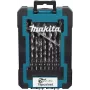 Juego de brocas Makita D-78352 HSS-GS, 19 piezas de brocas helicoidales de acero rápido