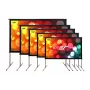 Elite Screens | Pantalla móvil para exteriores Yard Master 2 WV-Dual | OMS100H2-DUAL | Diagonal 100 pulgadas | 16:9 | Ancho de imagen visible (B) 222 cm