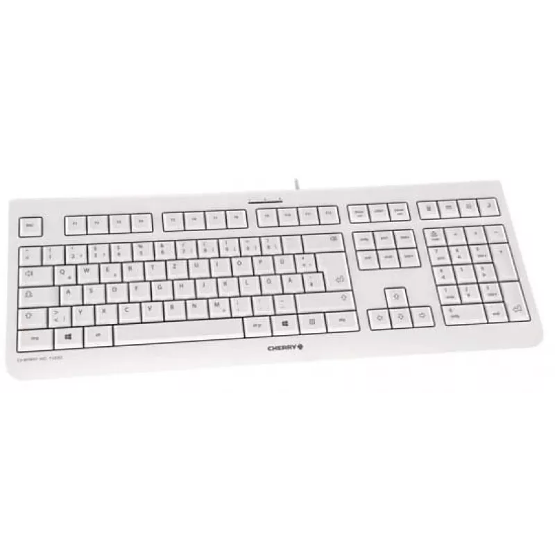 Teclado CHERRY KC 1000 Home USB distribución suiza Gris