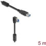 Cable DeLOCK USB Type-A macho a Type-B macho acodado 90° hacia abajo 5 m