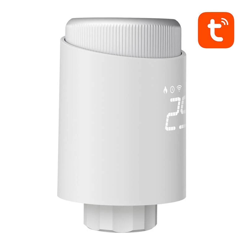 Válvula termostática para radiador Avatto TRV10 Zigbee Tuya control inalámbrico, TRV inteligente