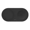 Belkin WIZ021VFBK – Estación de carga inalámbrica 2 en 1 con tecnología Qi2 15 W, negra