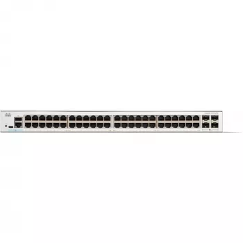 Switch gestionado Cisco Catalyst 1300-48T-4X, 48 puertos GE, 4x10GE SFP+, Limited Lifetime Protection (C1300-48T-4X)