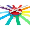 NeXtime Reloj 2995di Colour Guide, Ø 60 cm, pared, multicolor