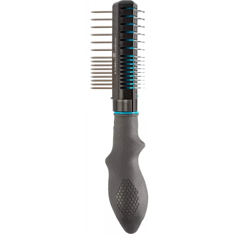 FURminator 2 en 1 - Desenredante y herramienta de estilismo para perros