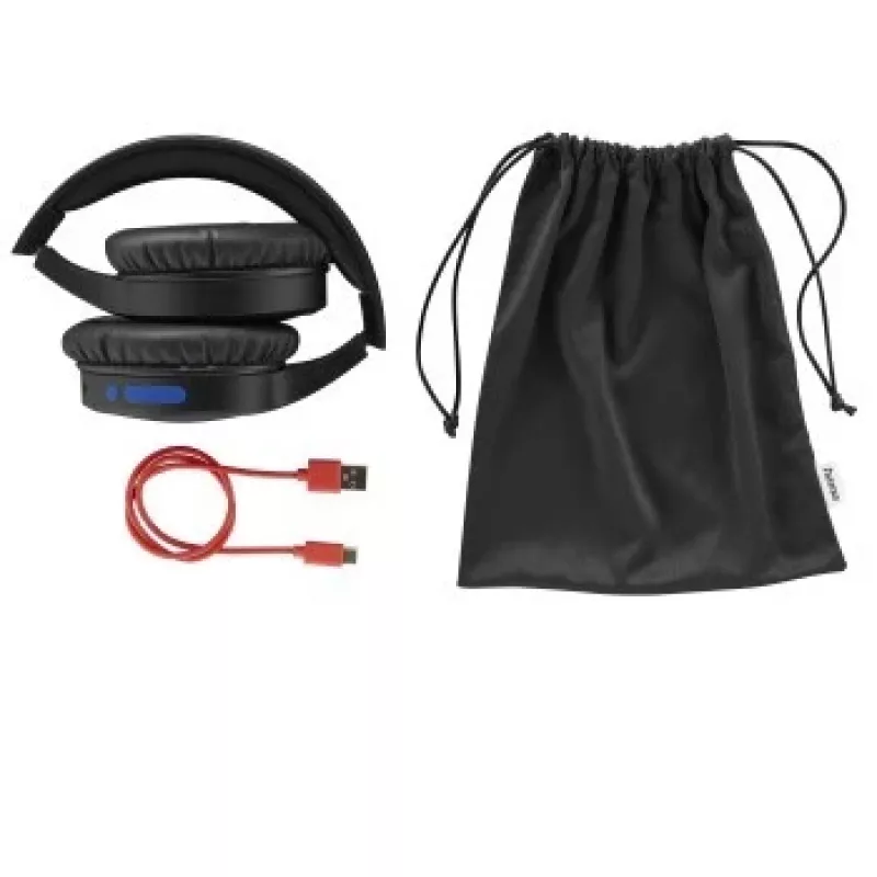 Hama 00184160 Auriculares/Headset Con cable e inalámbrico Diadema Llamadas/Música USB Type-C Bluetooth Negro, Azul