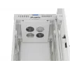 Armario rack de suelo LANBERG 19 pulgadas 32U 600×600 mm gris con puertas perforadas y LCD (flat pack)