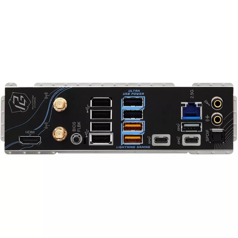 Placa base ASRock Phantom Gaming B850 Riptide WiFi — AMD B850, socket AM5, ATX, DDR5, 4x M.2, Wi-Fi 7, 2.5Gb LAN