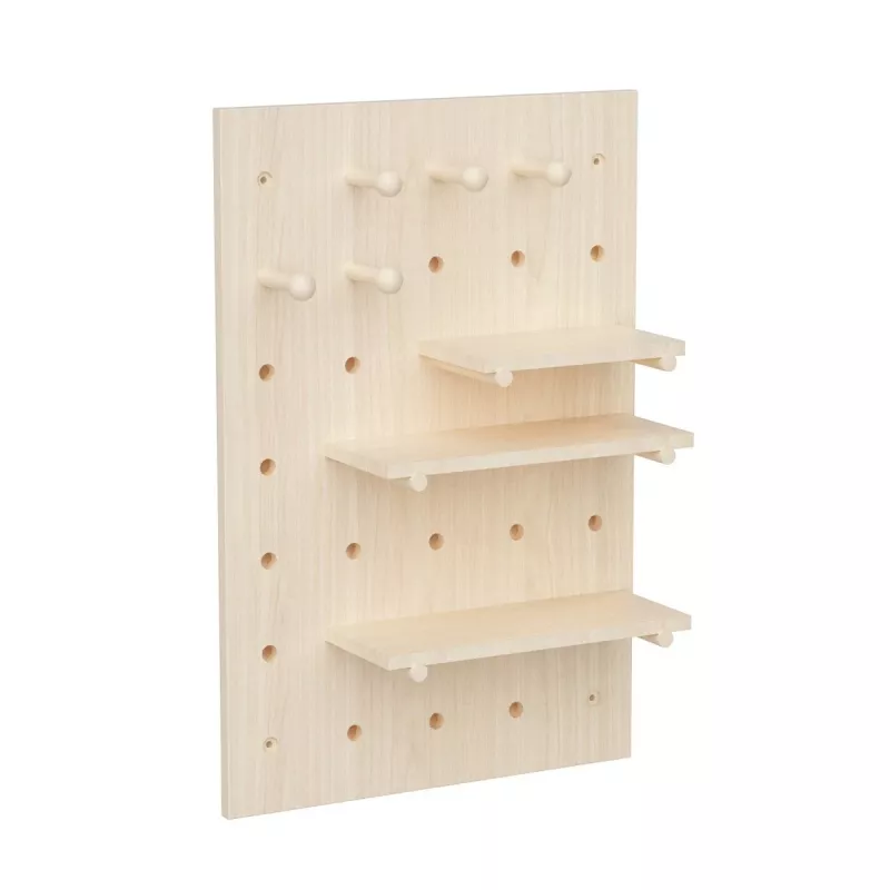 Maclean MC-130 WD panel organizador de madera, 40x60 cm, máx. 20 kg
