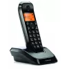 Teléfono DECT Motorola S1201 – inalámbrico, manos libres, identificador de llamadas, agenda de 50 contactos, negro
