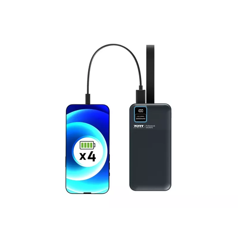 Cargador portátil Port Designs 907003 30000 mAh
