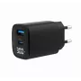 Cargador portátil Gembird TA-UC-PDQC30LCD-BK-01 carga rápida negro