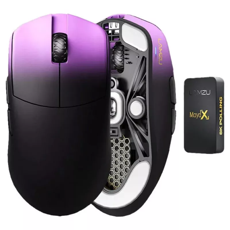 Ratón gaming Lamzu Maya X – Purple Shadow