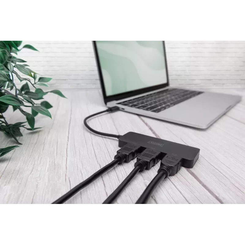 Adaptador de vídeo 3 puertos DS-45333