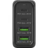 Goobay 64817 Cargador para dispositivos móviles auriculares - smartphone - tablet negro carga rápida AC interior (64817)