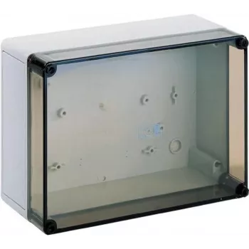 Rittal PK sin aberturas troqueladas – carcasa – montaje en pared – transparente, RAL 7035