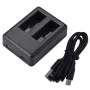Cargador GOPRO AHDBT501, AHDBT801, doble