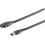Cable Firewire ShiverPeaks AK FW 9P-6P 1,8–2,0 m, conexión IEEE 1394 de 9 pines a 6 pines