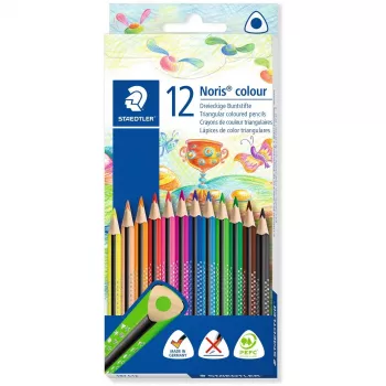 Lápiz de color Staedtler Noris triangular 187 C12P1 surtido (selección de color no disponible) 1 ud. (187 C12P1)