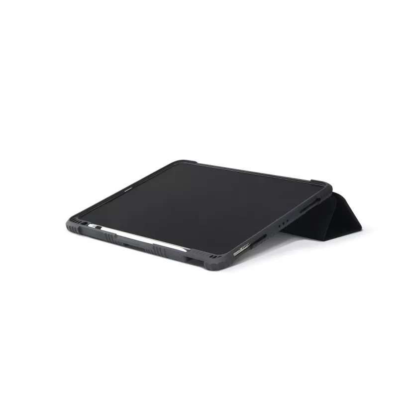 DICOTA Folio Case - Funda abatible para tablet - Policarbonato, Poliuretano termoplástico (TPU), Polietileno reciclado - Negro - 10.9 - para Apple 10.