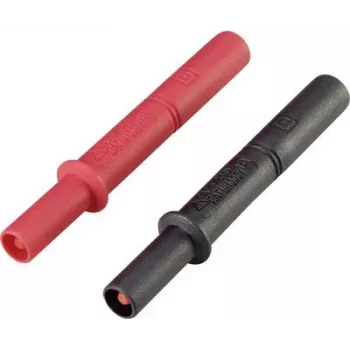 VOLTCRAFT MSL-505 extensión de punta de medición [clavija de 4 mm - hembra de 4 mm] negro, rojo (VC-8085010)