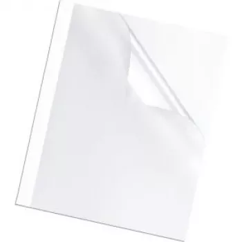 Fellowes - 1,5 mm - A4 (210 x 297 mm) - 8 hojas - 150 micras - blanco - 220 g/m² - 100 uds. Carpeta de encuadernación térmica - para Fellowes Helios 30, Helios 60