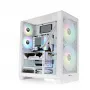 Carcasa de PC THERMALTAKE View 390 TG Snow White Mid-Tower con laterales y frontal de cristal templado