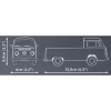 Maqueta Cobi Volkswagen T2a Pritschenwagen 1:35 gris