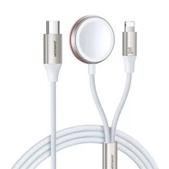 Cable de carga Joyroom USB-C a Lightning 2 en 1 S-IW011 1,5 m para Apple Watch
