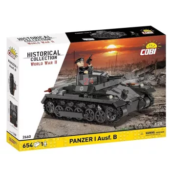 Set de construcción Cobi Panzer I Ausf. B – 654 piezas, maqueta detallada