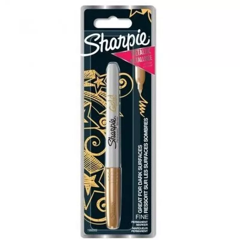 Rotulador permanente Sharpie 1986003 Punta fina Oro