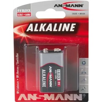 Pila Ansmann 9V E-Block alcalina
