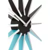 NeXtime Reloj 3051bl Nova, Ø50 cm, pared, negro/azul
