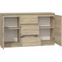 Cómoda Topeshop KOMODA 2D3S DĄB SONOMA