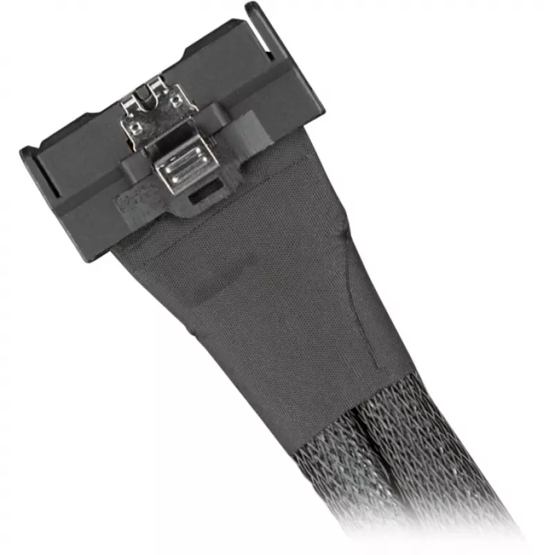 Icy Dock cable MCIO 8i SFF-TA-1016 a 2x SlimSAS SFF-8654 4i cable 0,5 m – cable (MB310L-B)
