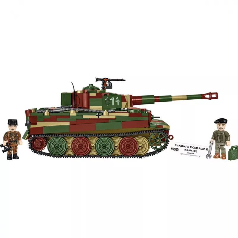 Piezas de construcción Pz.Kpfw. VI Tiger Ausführung E 870 piezas